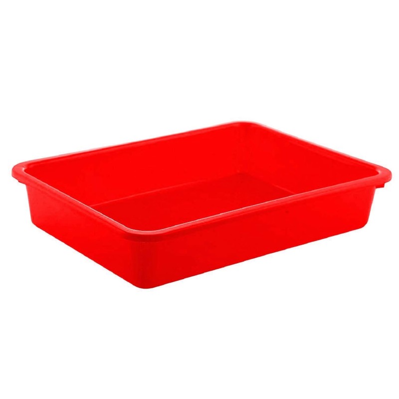 Red Stationary Office Tray